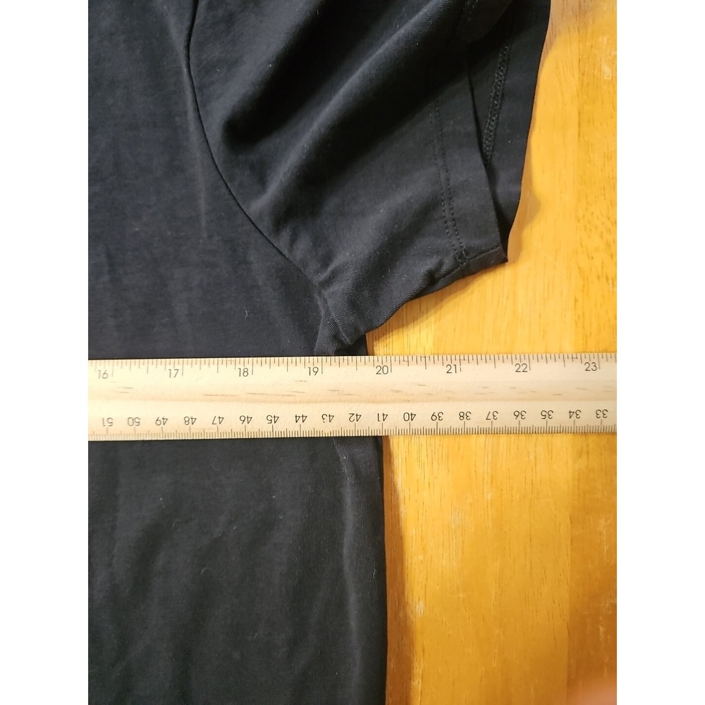 PDC Paper Denim Cloth Black Short Sleeve Knit UPF 50 Shirt Mens S Stretch Cotton - Picture 4 of 8